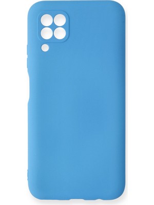 Bilişim Akademi  Huawei P40 Lite Kılıf Silikon Kılıf Yumuşak Kılıf Içi Kadife Lansman - Mavi