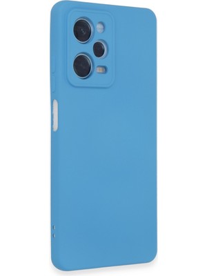 Bilişim Akademi  Xiaomi Poco X5 5g Kılıf Silikon Kılıf Yumuşak Kılıf Içi Kadife Lansman - Mavi