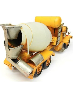 Dekoratif Metal Beton Mikseri Biblo Dekoratif Hediyelik