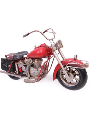 Dekoratif Metal Motosiklet Biblo