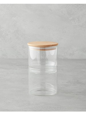 English Home Lucie Borosilikat 2'li Kavanoz 1000 ml Şeffaf