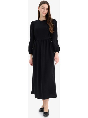 DeFacto Basic Aerobin Maxi Elbise E5261AX25SP