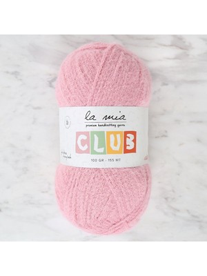 La Mia Club Pembe El Örgü Ipi - 608