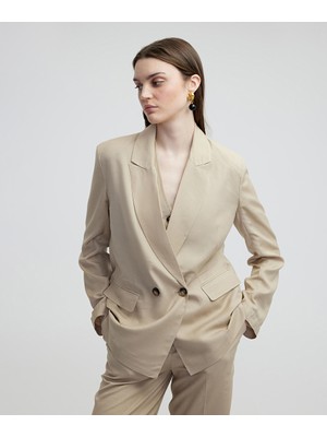 Miss İpekyol Keten Karışımlı Blazer IS1250106007003