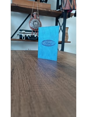 Efe Deri Ford Deri Dikişli Araç Ruhsat Kılıfı Kabı Ruhsatlık Ruhsat Koruyucu