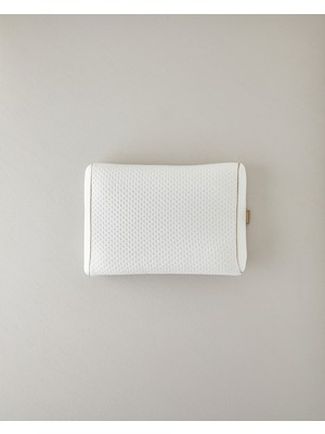 English Home High Orthopedic Visco Yastık 55x40x13 cm Beyaz