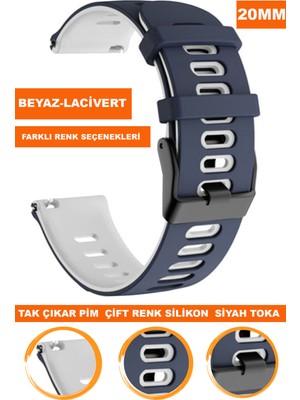 Cobra 20 mm Fossil-Welder-Casio-Seiko-Omega-Armani Saat Uyumlu Silikon Saat Kordonu Kayışı A5620MM