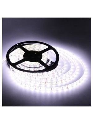 Üç Çip 40*40 Şerit LED - Beyaz Işık (6500K) - 12 V - Iç Mekan - 5 Metre - AS01-00803