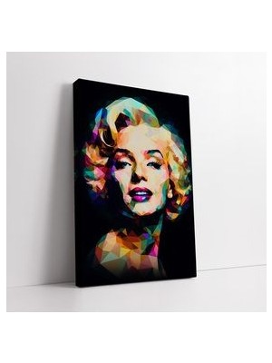 Mozaik Desenli Marilyn Monroe Kanvas Tablo