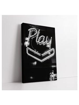 Siyah Arkaplan Oyun Kanvas Tablo