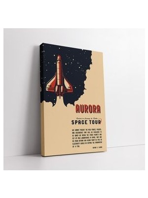 Uzay Yolculuğu Kanvas Tablo