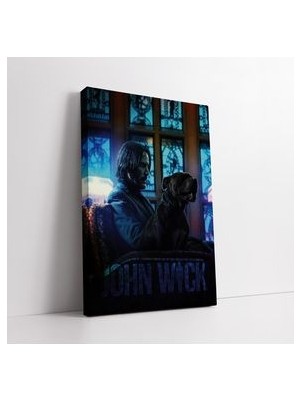 John Wick Film Afişi Kanvas Tablo