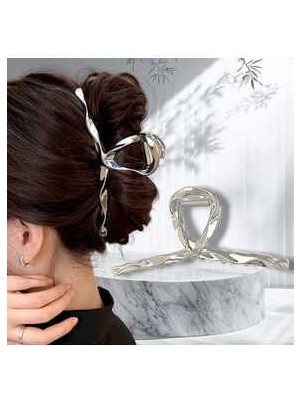 Dalgalı Tasarım Metal Mandal Toka ( BC-1079 )