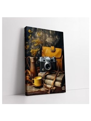 Fotoğraf Makinası Kanvas Duvar Tablosu