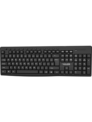 Valor KY-100 Kablosuz 104 Tuşlu Ofis Klavyesi