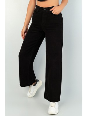 ByCukurovaFrango 2505 Yüksek Bel Boyfrıend(Salaş) Bol Paça Kot Pantolon
