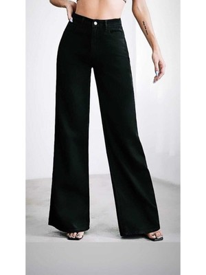 ByCukurovaFrango 2505 Yüksek Bel Boyfrıend(Salaş) Bol Paça Kot Pantolon