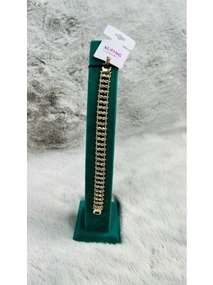 Ince Zarif Bileklik 14 Ayar Altın Kaplama