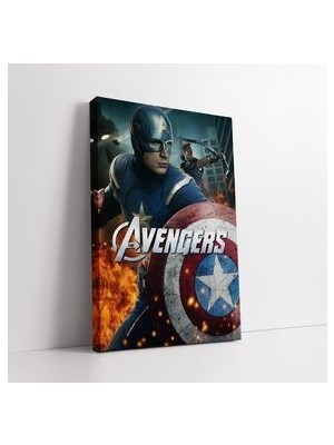 Yenilmezler Kaptan Amerika Kanvas Tablo