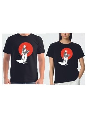 Ünisex %100 Pamuklu A+++ Kalite Süprem Penye Japon Savaşcı Baskılı Regular Kalıp Tshirt