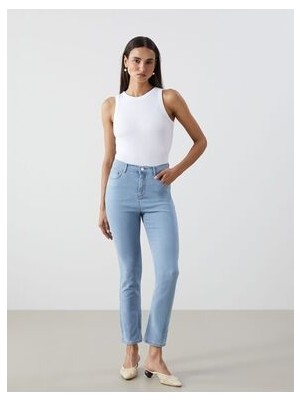 Straight Fit Kadin Jean Pantolon - S5BY13Z8