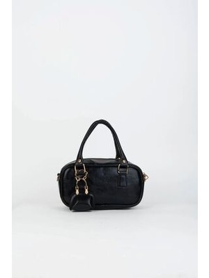 Rugan Deri Fermuar Kapama El Kol ve Omuz Çantası