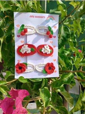 Jolly Accesory Toka Anne ve Çocuk Örgü Çıt Toka Seti
