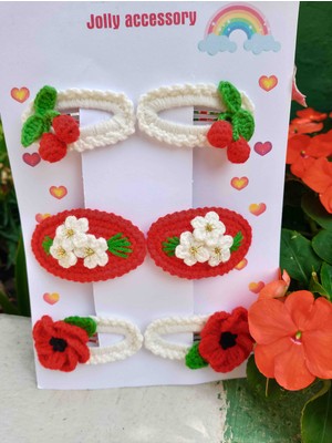 Jolly Accesory Toka Anne ve Çocuk Örgü Çıt Toka Seti