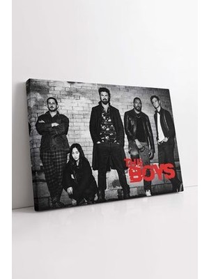 The Boys Dizi Afişi Dekoratif Kanvas Tablo, Süper Kahramanlar Dizi Posteri Trend Tasarım Dekor Tablo