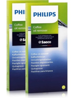 Philips CA6704/10 Espresso Makinesi Kahve Yağı Çözücü Tablet 2’li Paket ( 2 Adet)