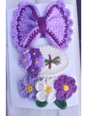 Jolly Accesory Anne ve Çocuk Örgü Çıt Toka Seti