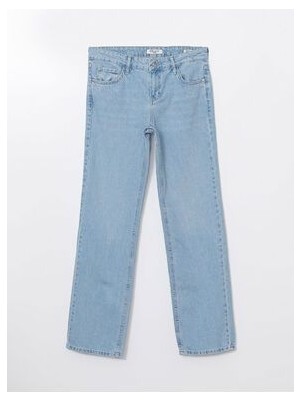 Yeni Sezon Straight Fit Kadin Jean Pantolon - S5L676Z8