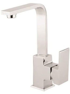 Belirtilmemiş Lucca Serisi KE150 Kuğu Eviye Batarya (Krom)