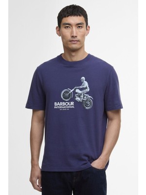 B.ıntl Jump Archive Graphic T-Shirt BU78 Midnight Blue