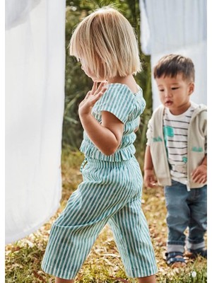 Gugo Mayoral Kız Bebek Petek Pantolonlu Takım 1-3 Yaş Yeşil