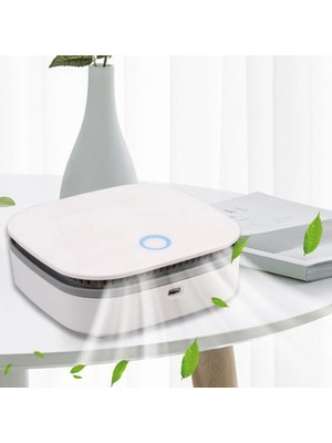 Techtic Taşınabilir Buzdolabı Koku Giderici Hava Sterilizatörü Ofis Araç Negatif Iyon Hava Temizleme