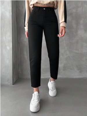 ByCukurovaFrango Leo Penelope Zero Mom Fit Jean Bilek Boy %100 Pamuk Pantolon