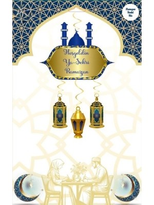 Xnews Sarkıt Ramazan Süsü Lacivert - Hoşgeldin Ya Şehri Ramazan