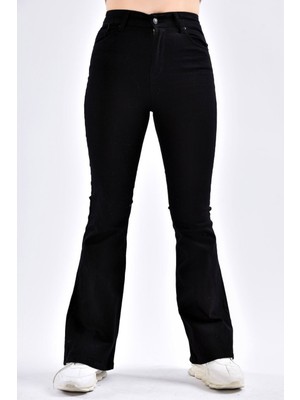 ByCukurovaFrango Leo Max Vanessa High Waist Flare Leg Full Length Stretch Jean