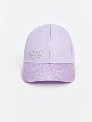 Yazı Baskılı Kız Çocuk Kep Şapka
