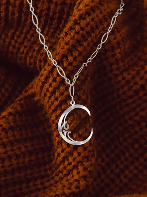 TabiTela 925 Ayar gümüş kolye "C"harfi SM665