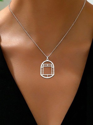 TabiTela 925 Ayar gümüş kolye kapı SM806