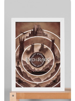Yüzüklerin Efendisi Çerçeveli Tablo - Film Posteri Tablo