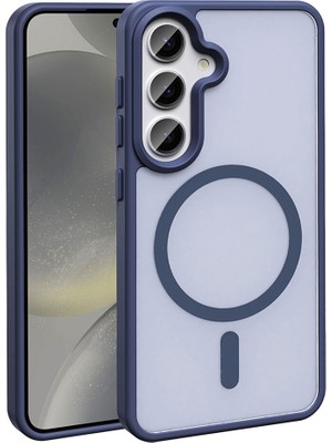 ZORE Samsung Galaxy S25 Plus Uyumlu Kılıf Magsafe Şarj Özellikli Mat Arka Yüzey Zore Sio Kapak