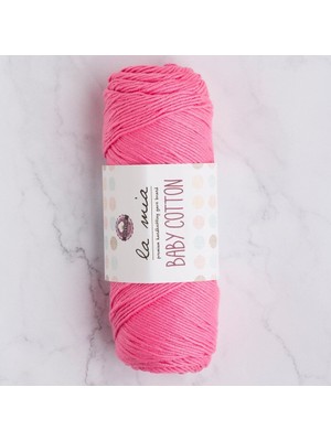 La Mia Baby Cotton Pembe El Örgü Ipi - L046 - 33645