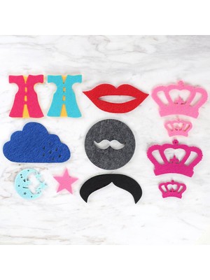 Loren 10 Paket Parti Konseptli Keçe Set-1