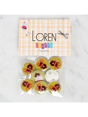 Loren Crafts 8'li Ördek Düğme - 1204