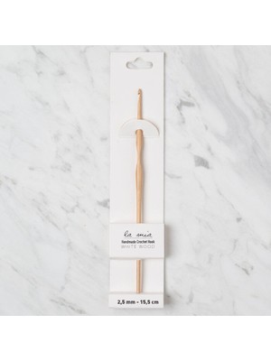 La Mia Whitewood 2.5 mm 15.5 cm Ahşap Yün Tığ