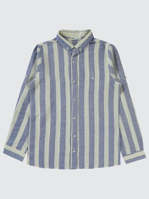 Civil Boys Erkek Çocuk Gömlek 10-13 Yaş Mavi