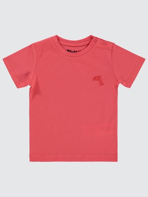 Civil Baby Erkek Bebek Tişört 6-18 Ay Mercan